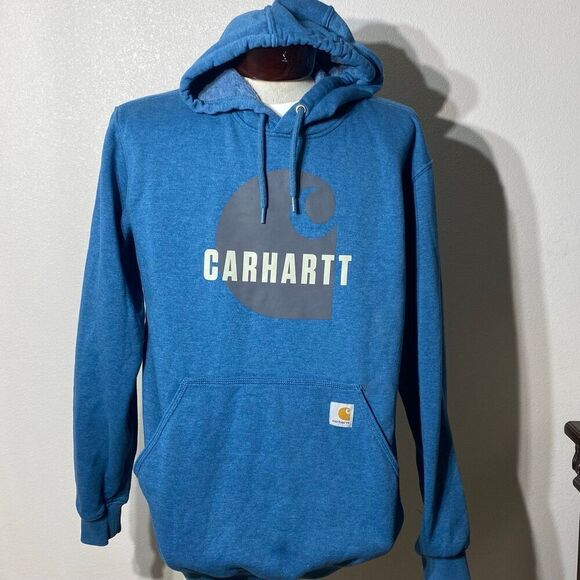 Carhartt Other - Carhartt Men's Logo Graphic Loose Fit Hoodie Size Medium